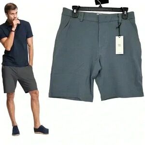 Swet Tailor Everyday Stretch Chino Shorts Gray Men’s 29 NWT Golf Travel Work